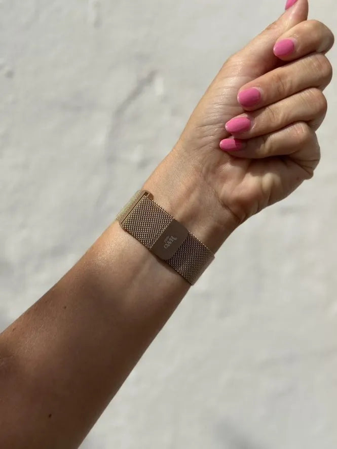xoxo Wildhearts Polar Grit X Pro Milanese Strap (Rose Pink)