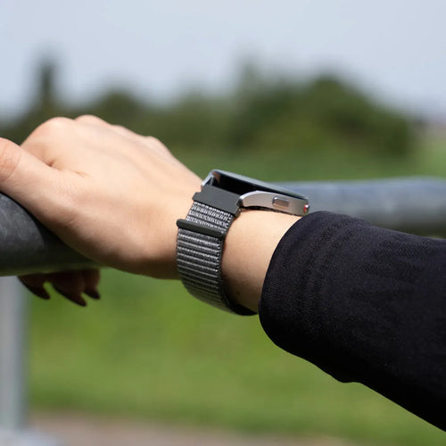 Amazfit Bip 3 (Pro) Nylon Strap (Green/Grey)