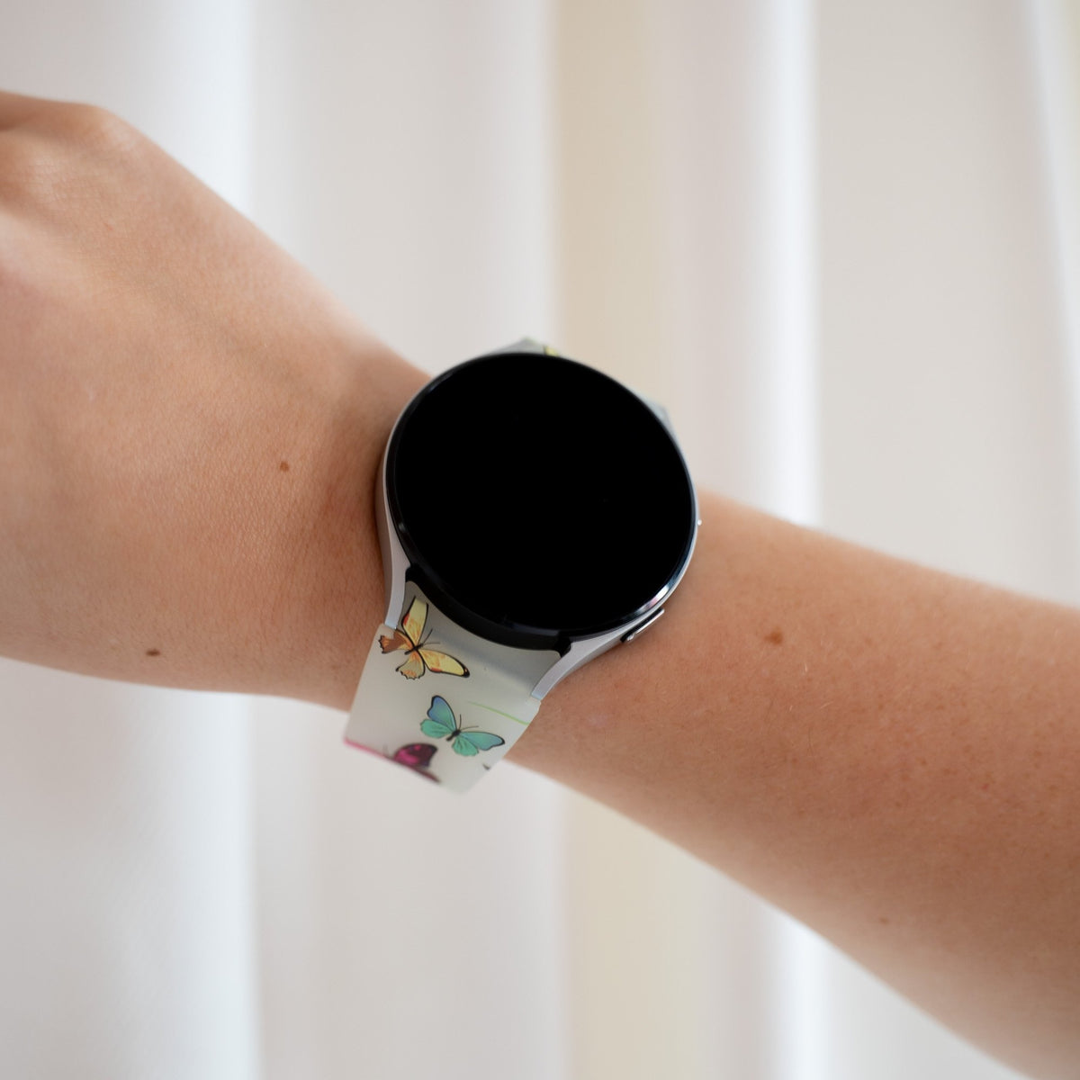 Silicone Magnetic Patterned Strap, lifestyle photo