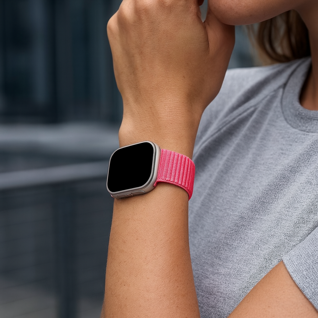 Apple Watch Ultra Wave Nylon Strap (Watermelon)