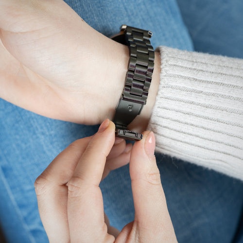 Bracelet acier Garmin Lily (noir)