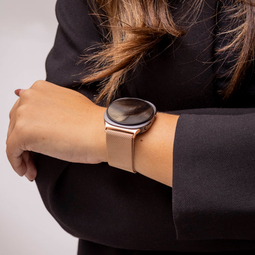Samsung Galaxy Watch 8 Classic Milanese Armband (Roségold)