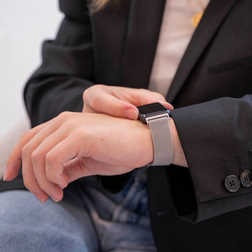 Samsung Galaxy Fit 3 Milanese band (sterrenlicht)