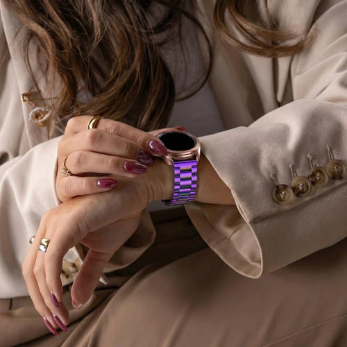 Garmin Vivoactive 5 Steel Strap (Pearlescent)