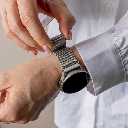 Samsung Galaxy Watch Correa milanesa de 42 mm (luz de estrella)