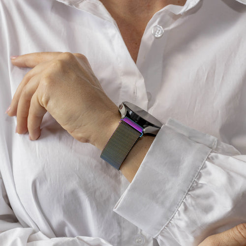 Bracelet milanais Oppo Watch X2 Mini (nacré)