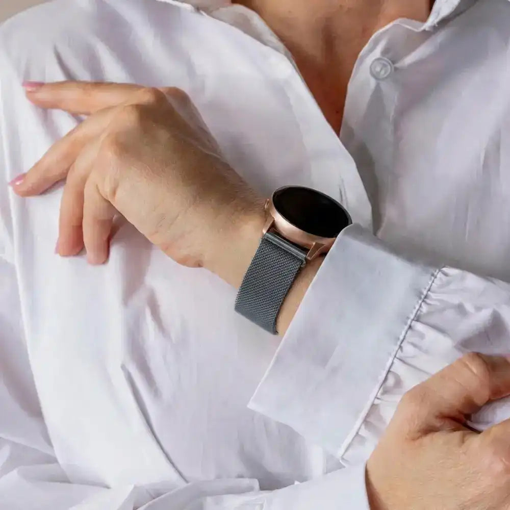 Withings Scan Watch 2 - 38mm Milanese Armband (Grau)