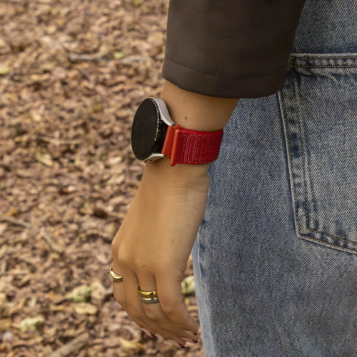 Polar Ignite 3 Nylon Strap (Dark Red)