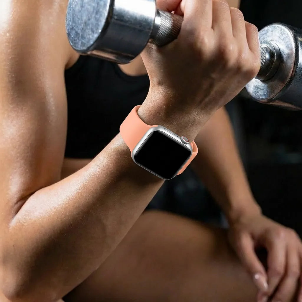 Apple Watch Silicone Strap (Peach) - 38/40/41mm