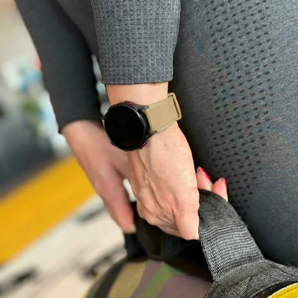 Bracelet silicone Samsung Galaxy Watch 7 - 40mm (beige)