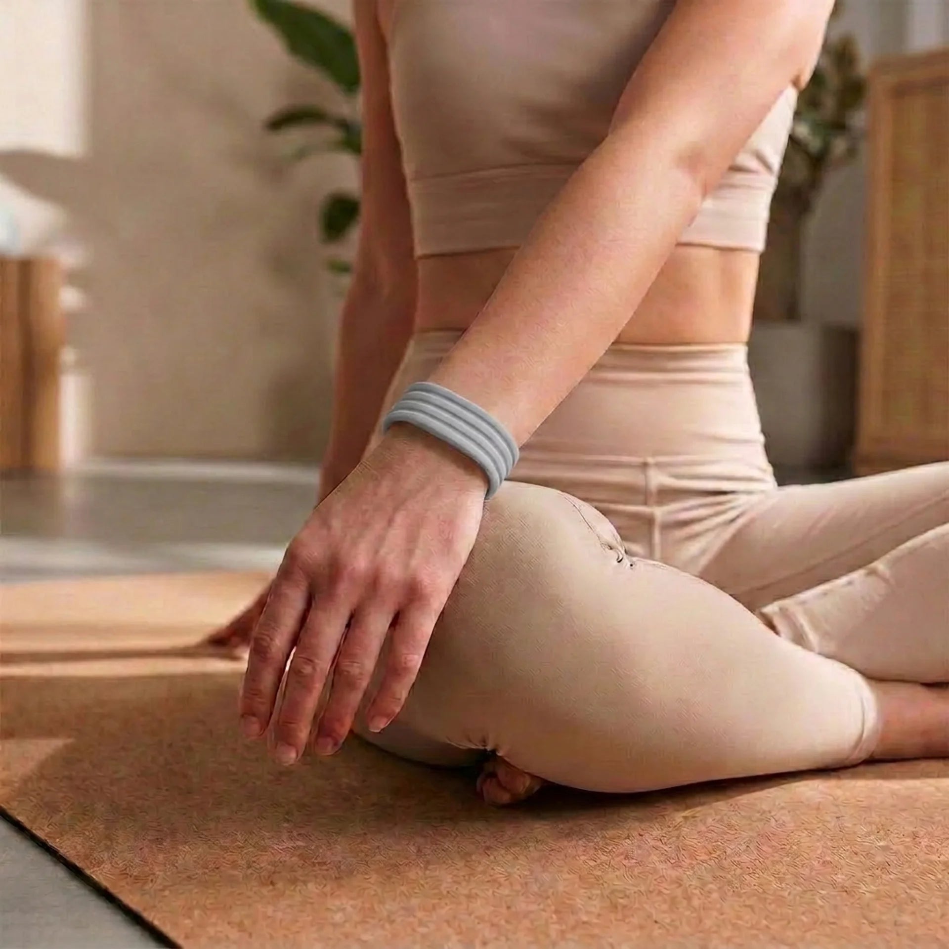 Corea silicone clásico Fitbit Air (gris claro)