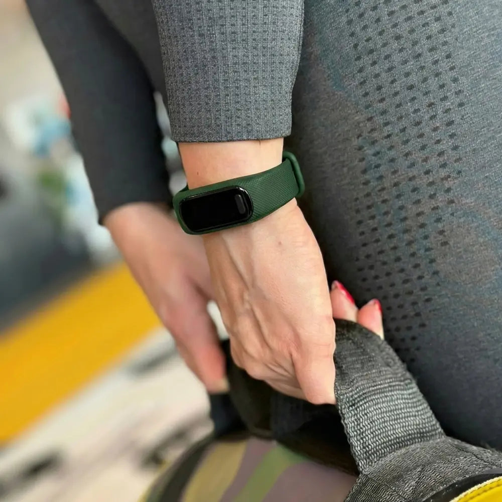 Garmin Vivosmart 5 Silicone Strap (Dark Green)