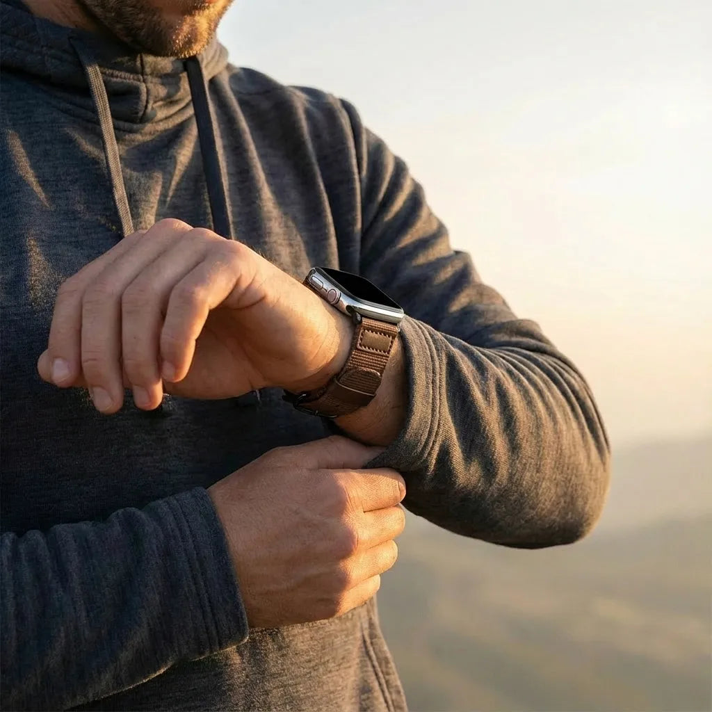 Apple Watch Canvas Strap (Brown)