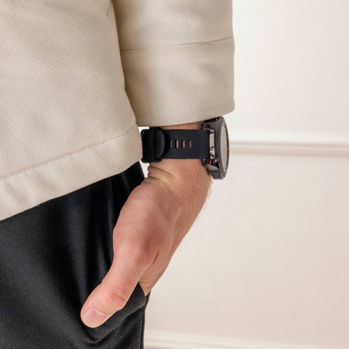 Garmin Vivoactive 4 Silikonarmband (Schwarz)