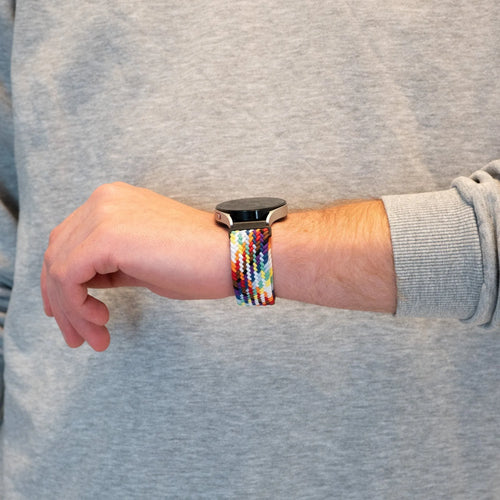 Bandz Correa nylon tejida Levowatch Tiny (arcoíris)