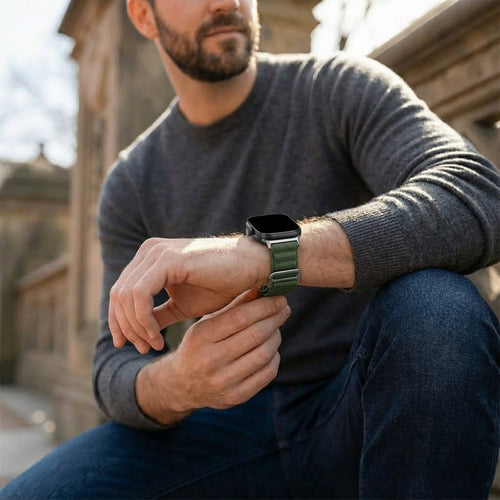 Correa nylon Alpine Xiaomi Smart Band 9 Pro (verde)