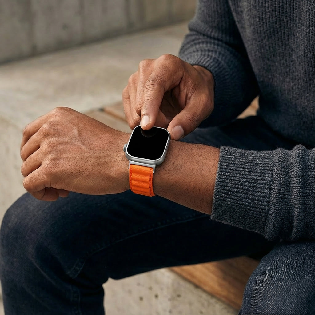 Correa nylon Alpine Redmi Watch 4 (naranja)