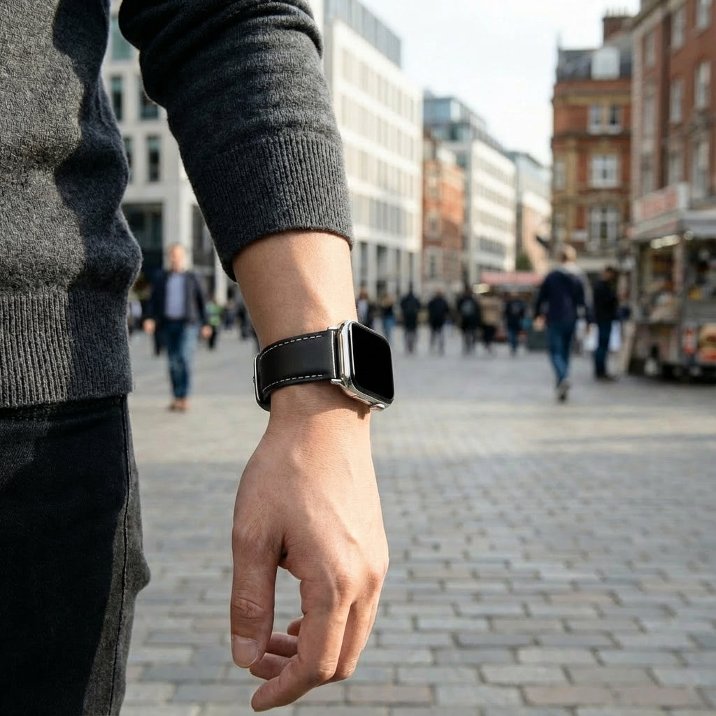 Redmi Watch 5 Leather Strap (Black)