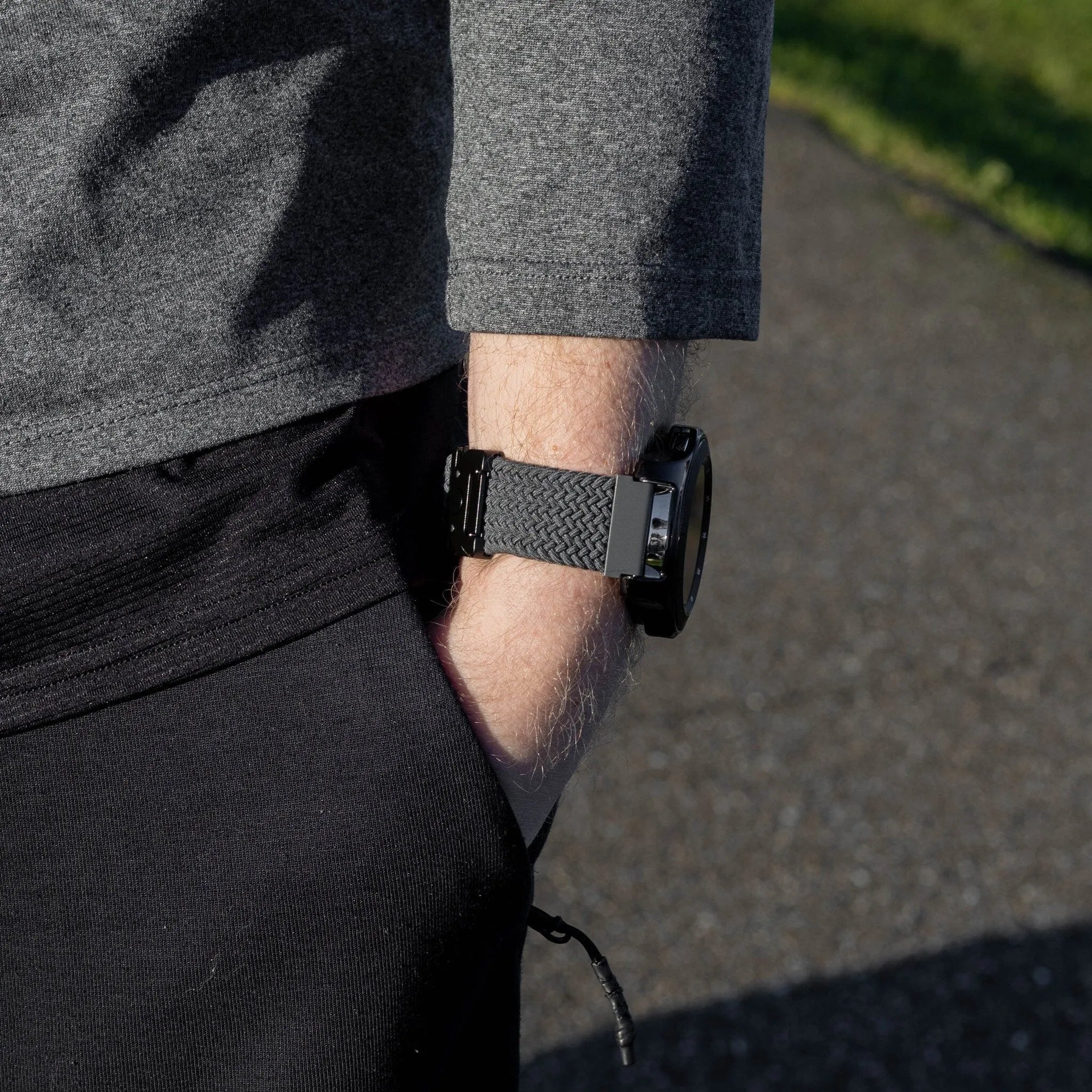 Oppo Watch X2 Geflochtenes Armband mit P-Schnalle (Grau)