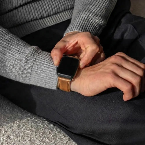 Apple Watch Ultra Leather Strap (Brown)