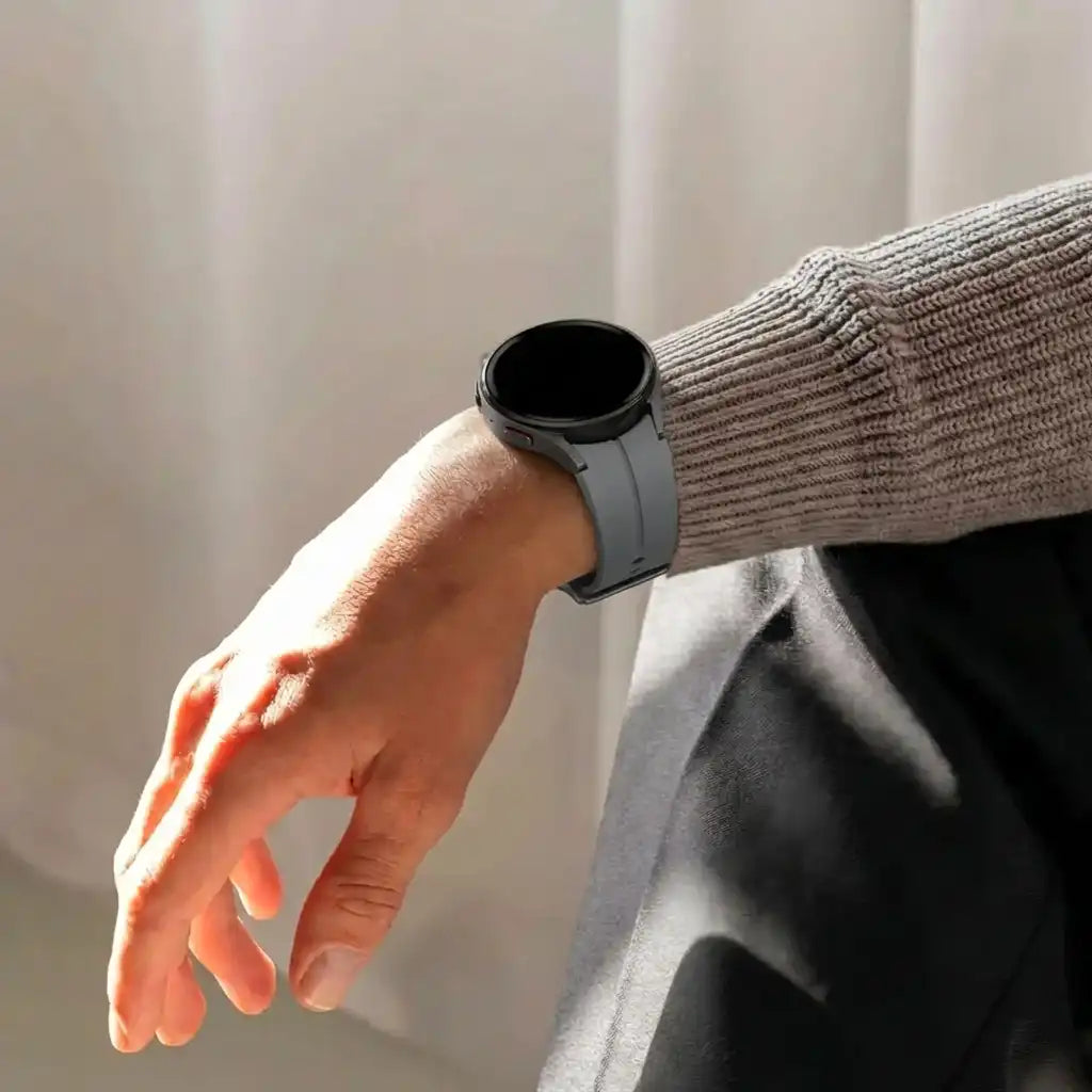 Bandz Samsung Galaxy Watch 6 40mm Silicone Strap 'Extreme' (Dark Gray)