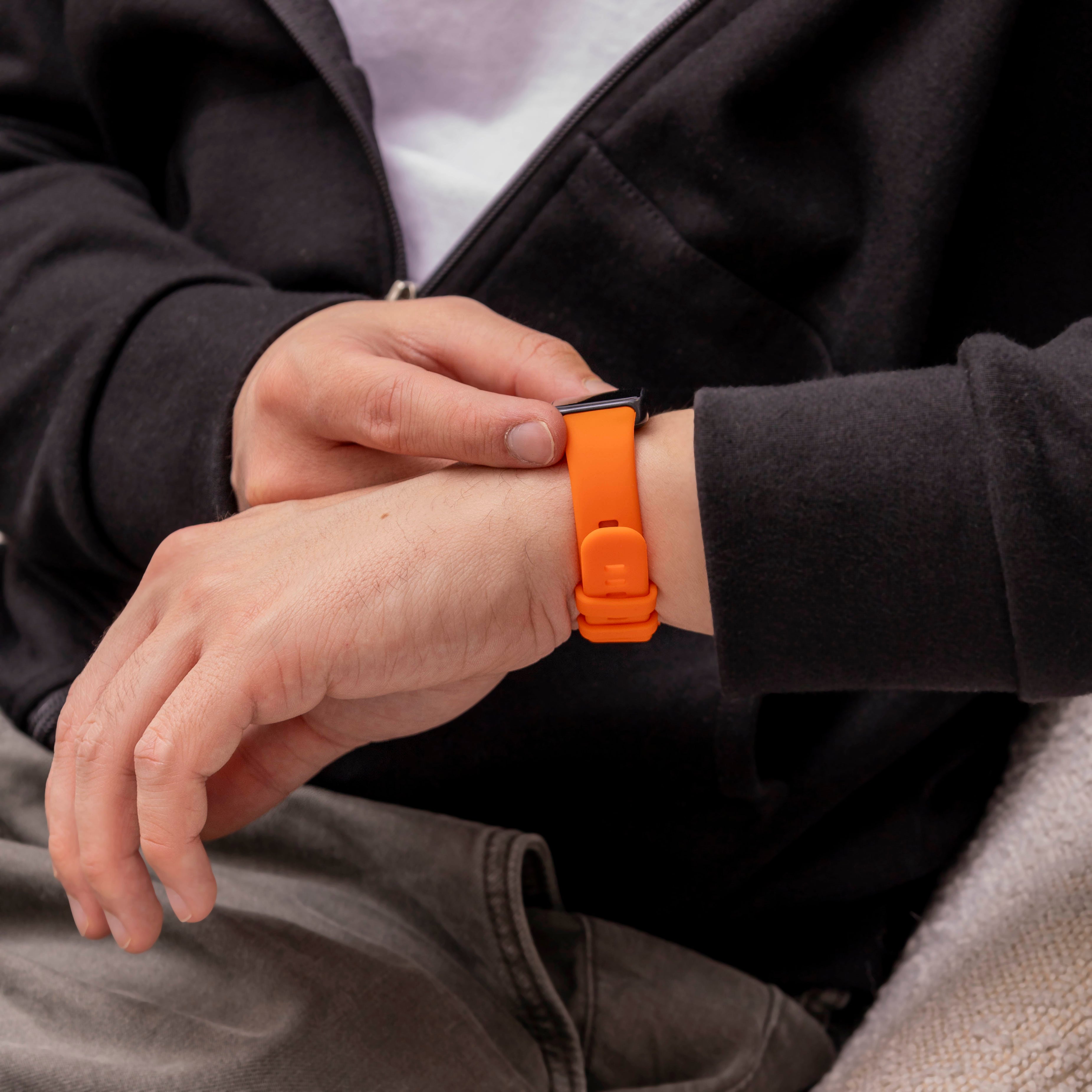 Bracelet silicone classique Huawei Band 10 (orange)