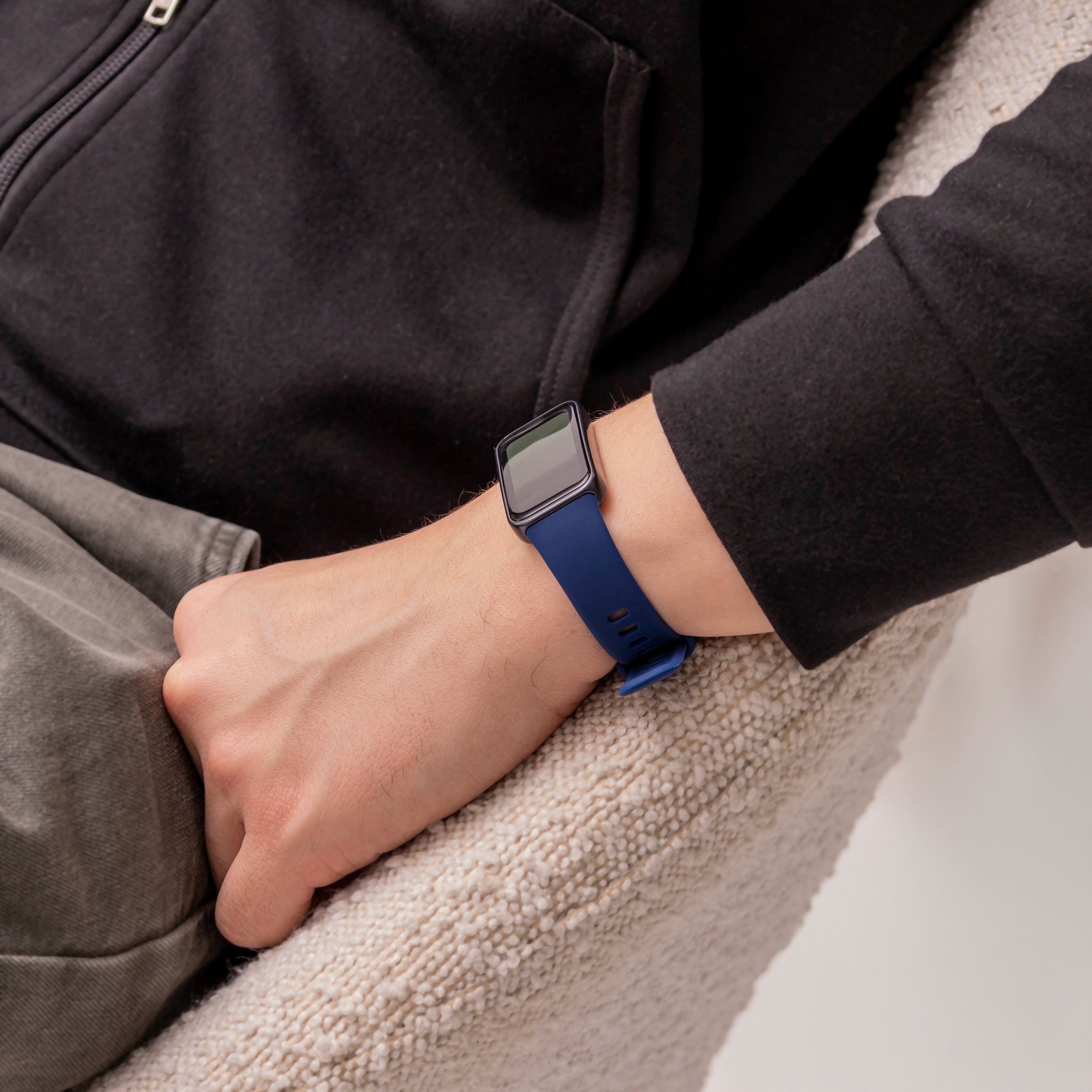 Huawei Band 8 Classic Silikonarmband (Dunkelblau)