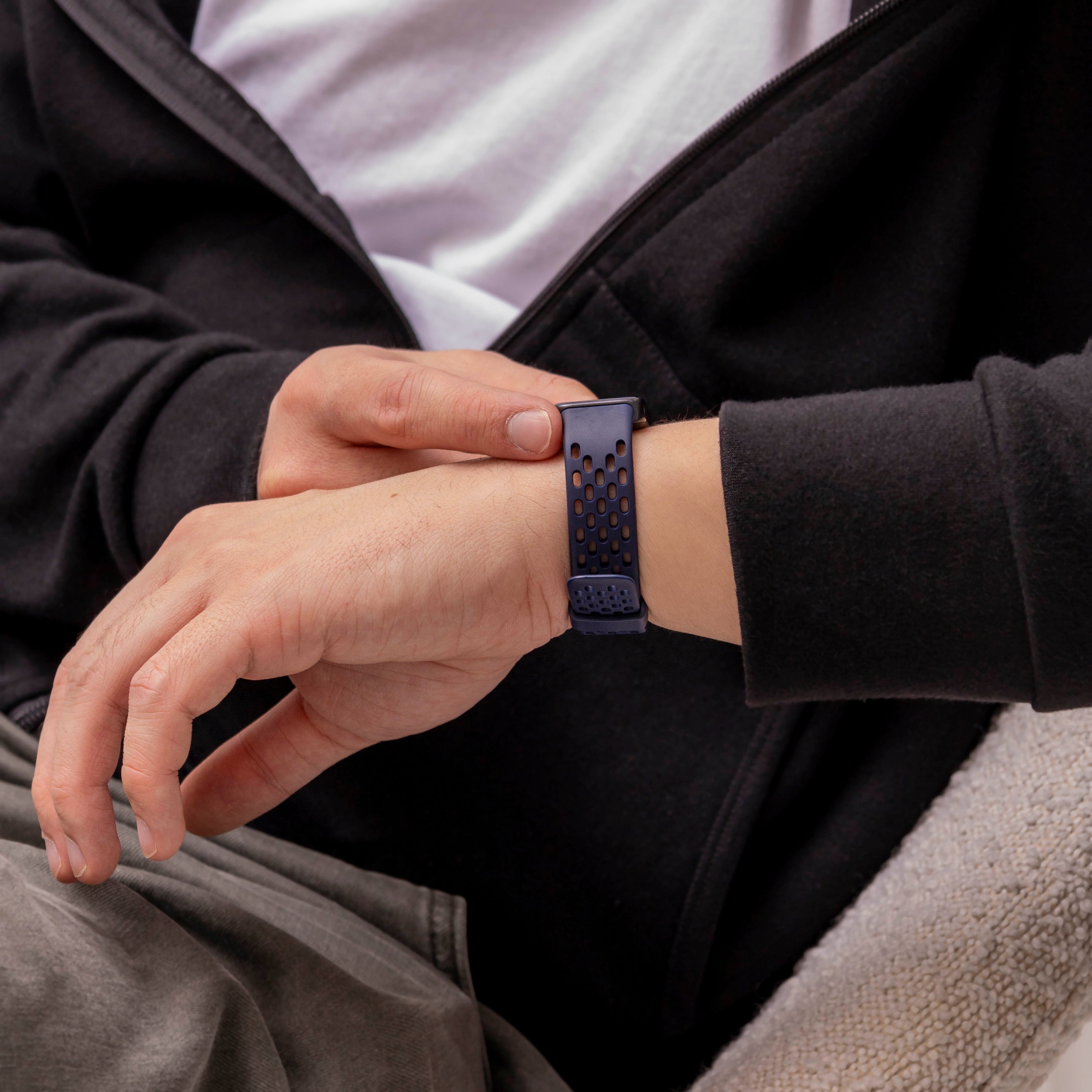 Huawei Band 10 Silikon-Air-Armband (Dunkelblau)