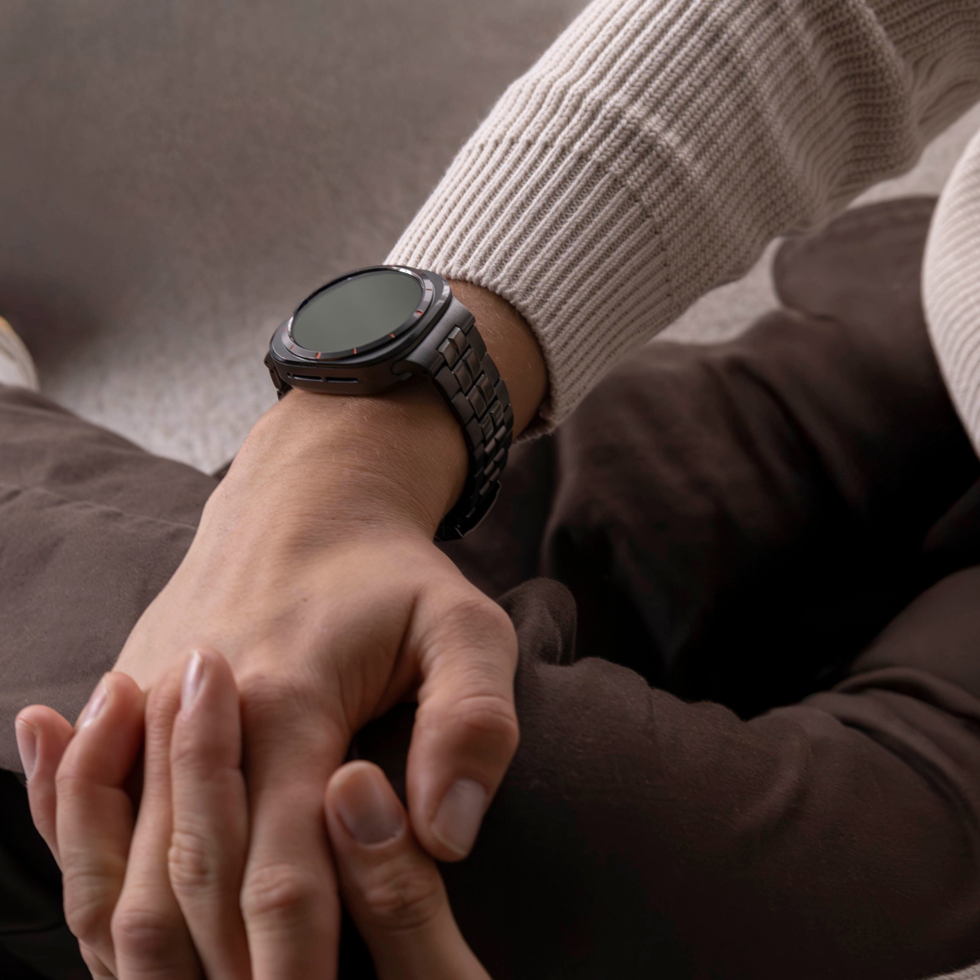 Correa titanio 'Square' Samsung Galaxy Watch Ultra (grafito)