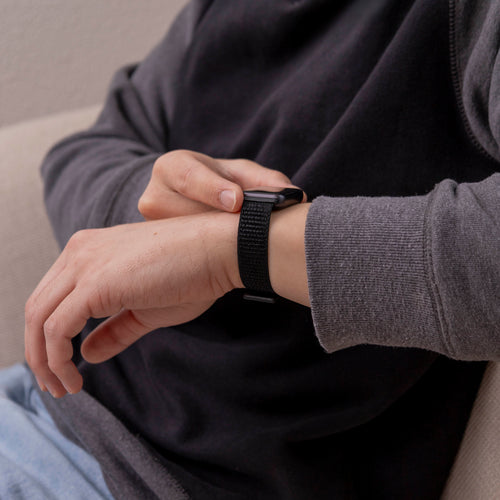 Correa nylon Samsung Galaxy Fit 3 (negro)