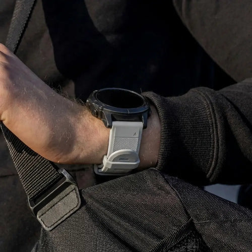 Garmin Fenix 7 siliconen bandje (grijs)