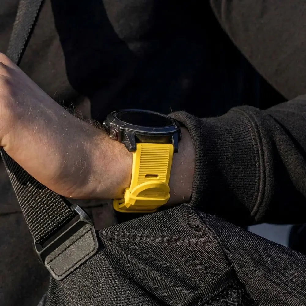 Garmin Fenix 5 (Plus)/6 (Pro) Silicone Strap (Yellow)