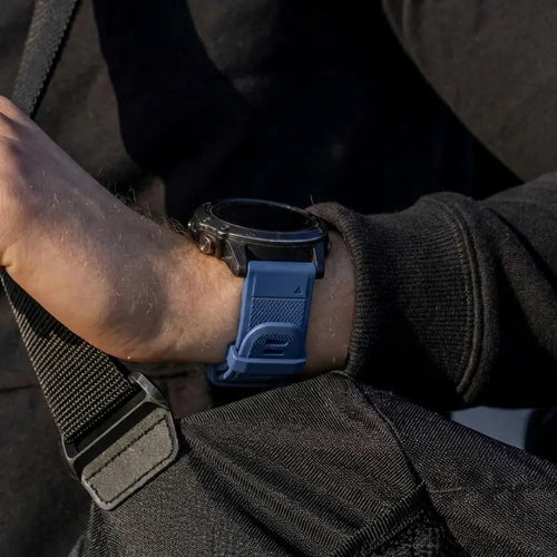 Garmin Fenix 7 Silikonarmband (Dunkelblau)