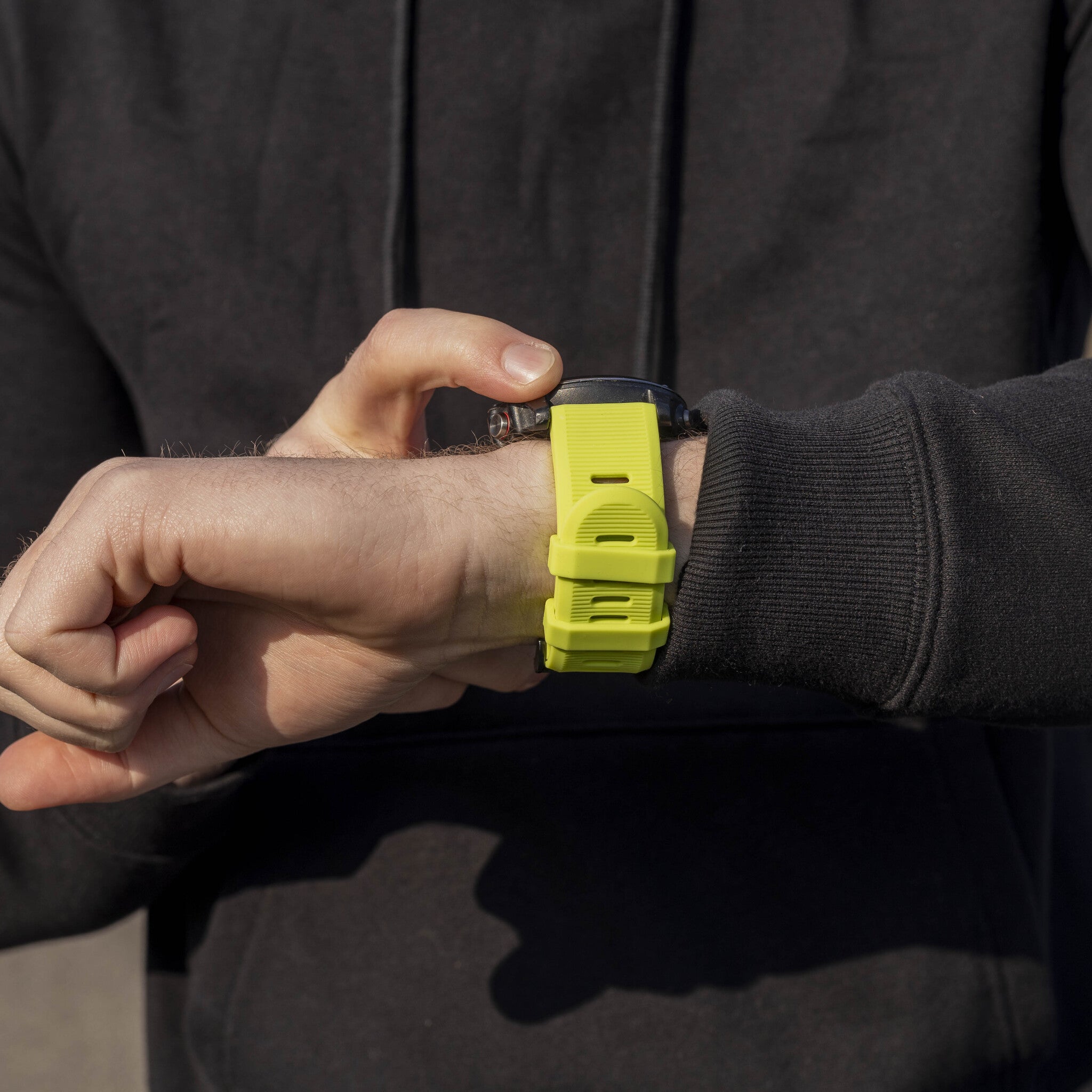 Garmin Fenix 3 Silikonarmband (Hellgrün)