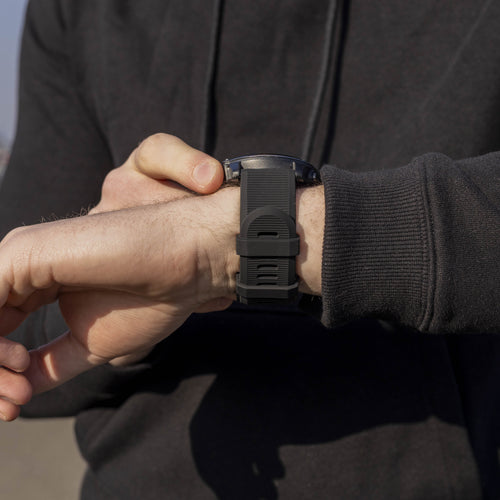 Garmin Instinct 3 - 50mm Silikonarmband (Schwarz)