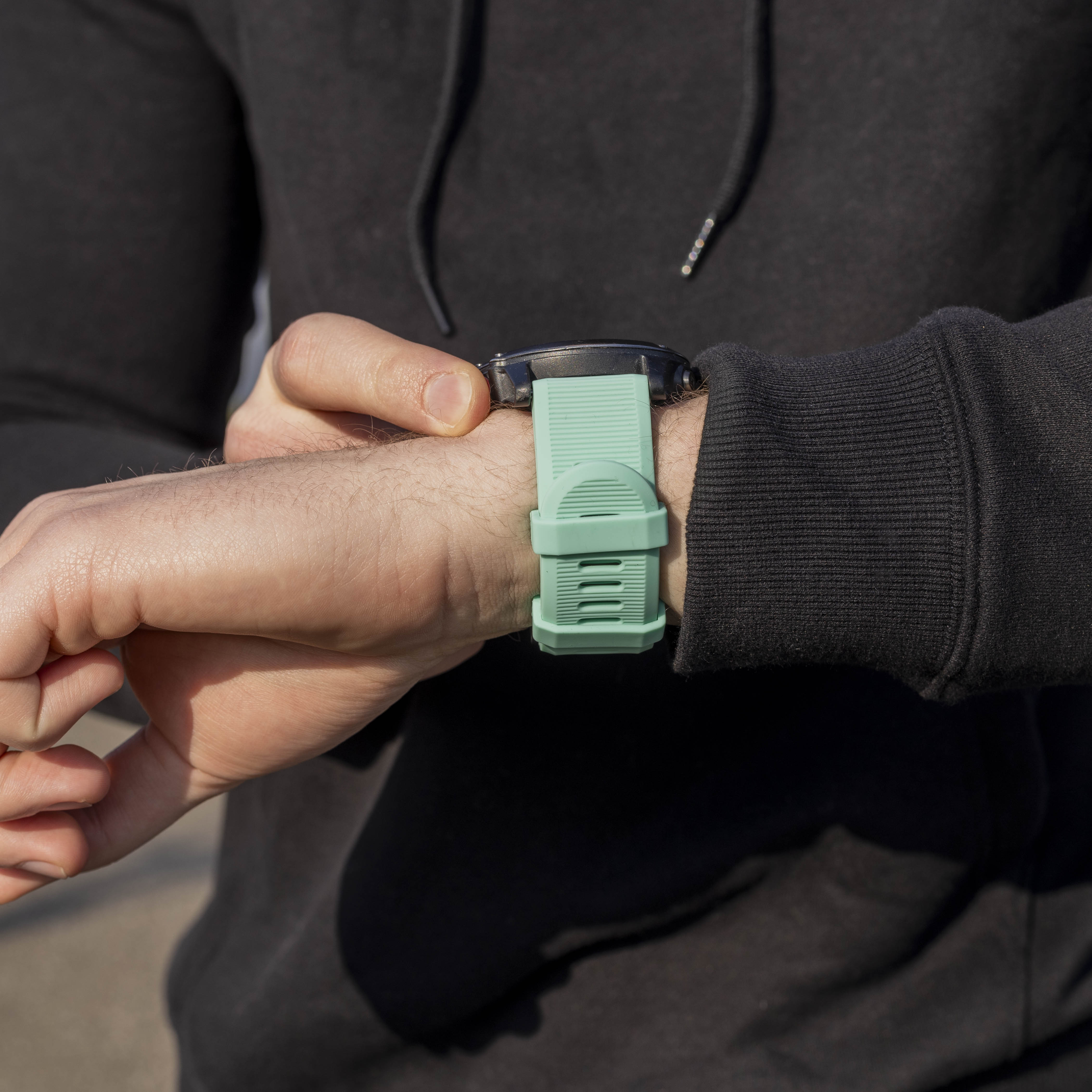 Garmin Fenix 8 - 51mm Silikonarmband (Aqua)