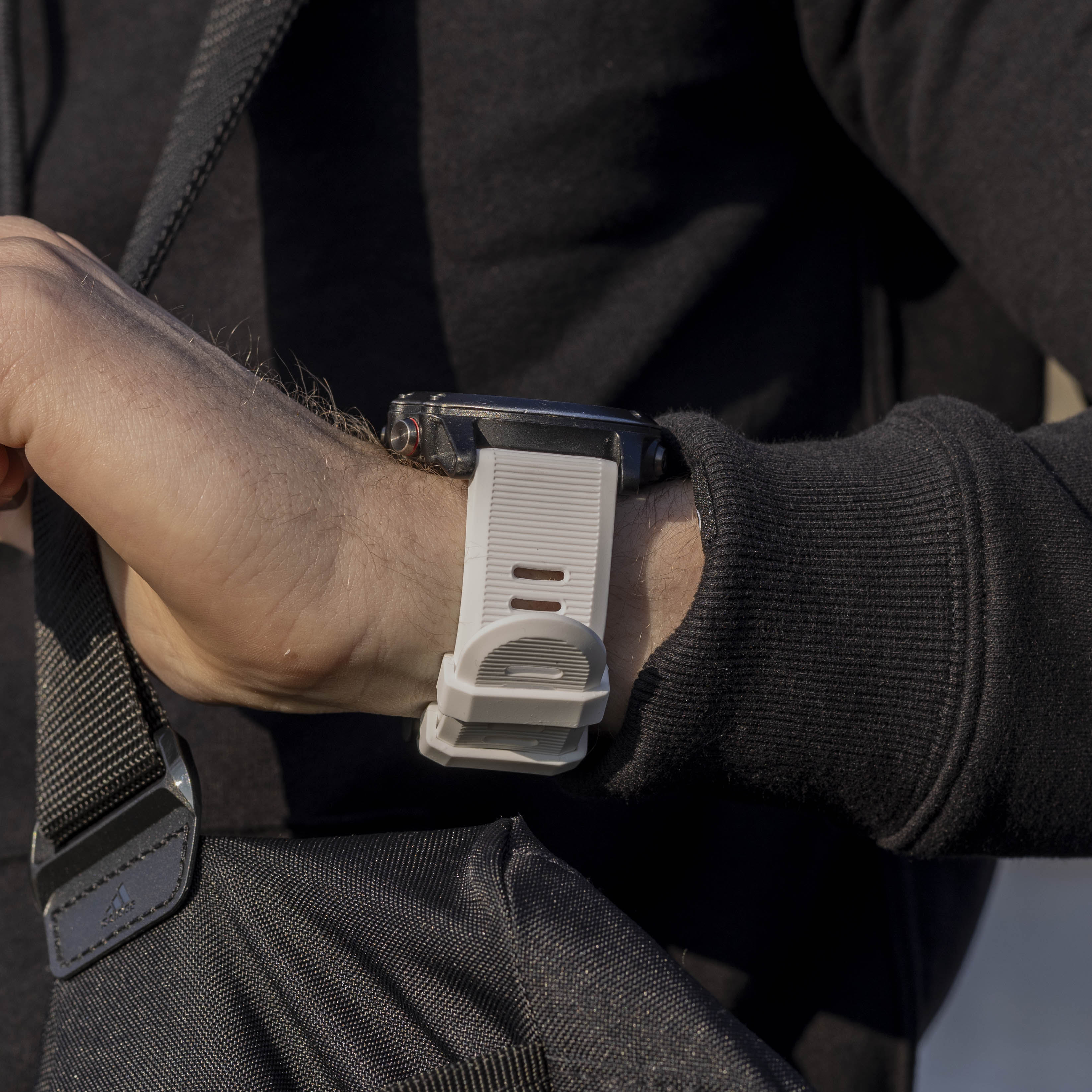 Garmin Fenix ​​5x/6x Silikonarmband (Weiß)