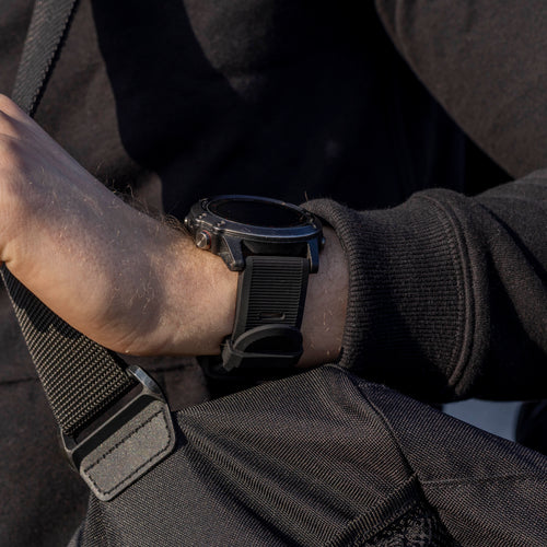 Garmin Fenix 7 Silikonarmband (Schwarz)