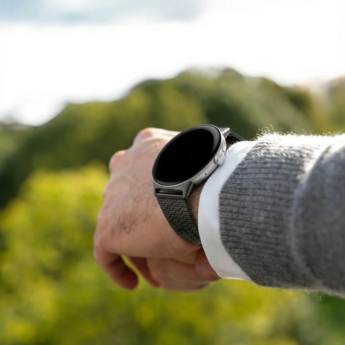 Google Pixel Watch 1/2 Edelstahlarmand (Schwarz)