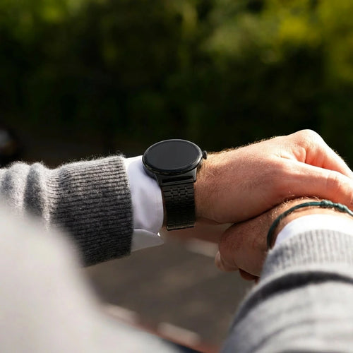Google Pixel Watch 1/2 Edelstahlarmand (Schwarz)