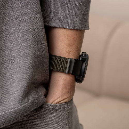 Correa de nylon Garmin Fenix ​​5x/6x (verde ejército)