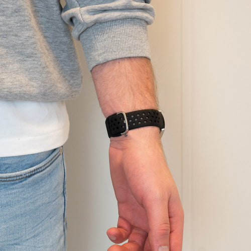 Bandz Suunto 9 Peak Pro sport band 'Air' (zwart)