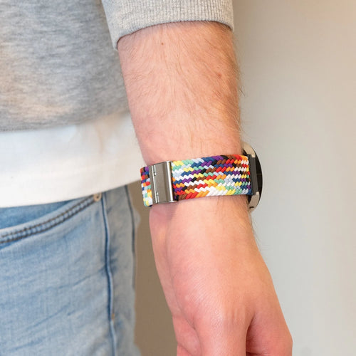 Bandz Correa nylon tejida Levowatch Tiny (arcoíris)