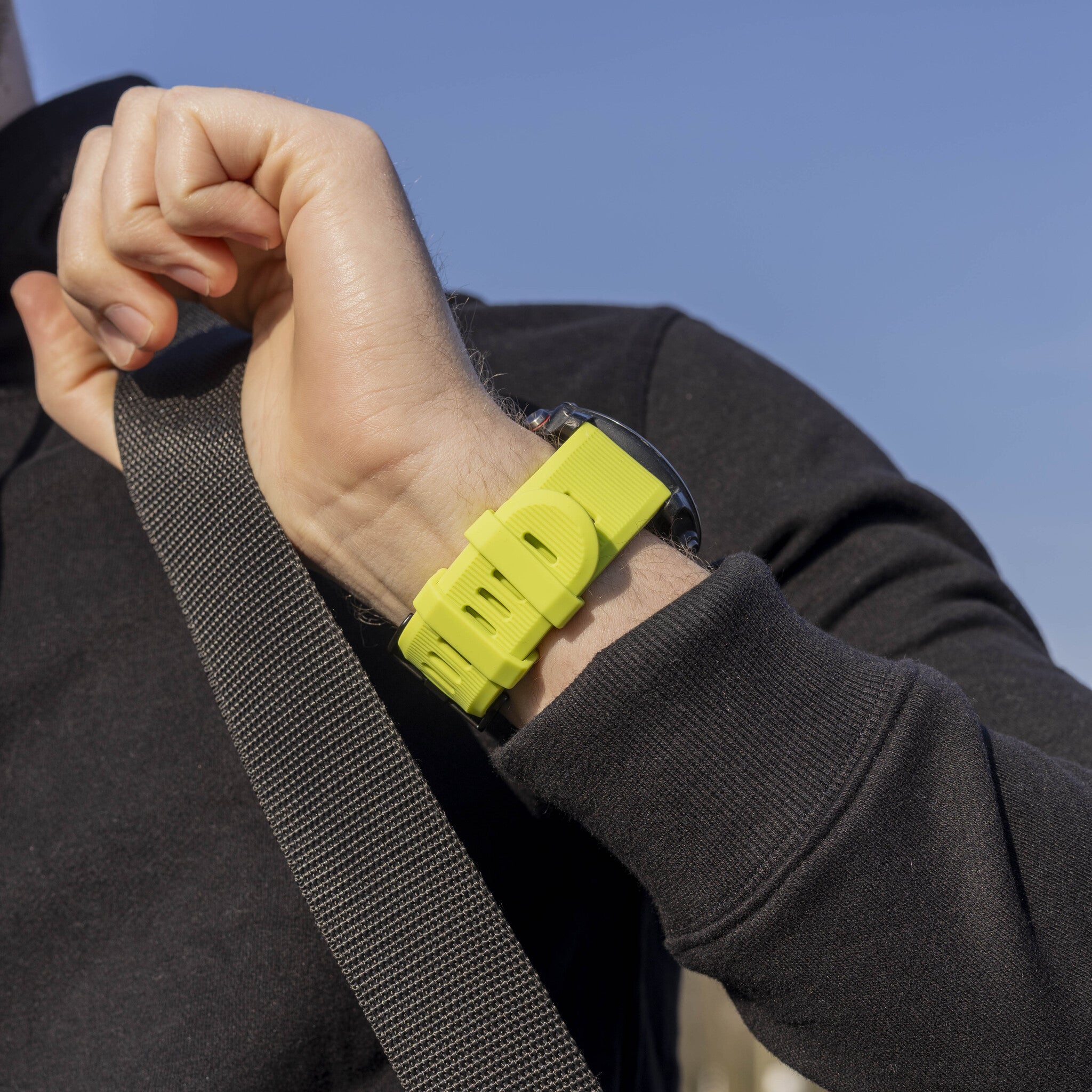 Garmin Fenix 3 Silikonarmband (Hellgrün)