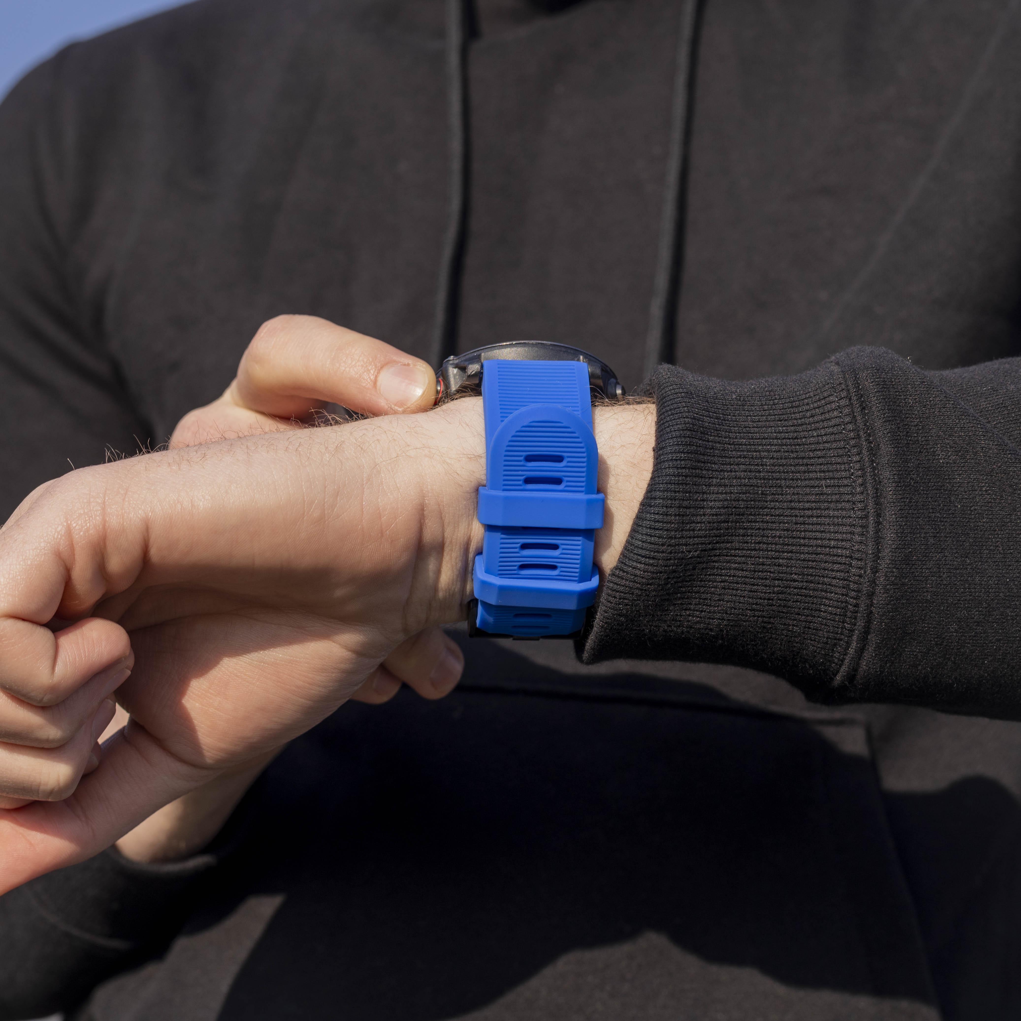 Garmin Fenix 3 Silikonarmband (Blau)