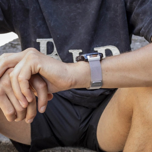 BALR Polar Grit X Pro Milanese Strap (Silver)