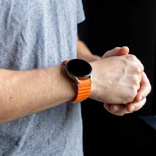 Bandz Bracelet Wave 'Easy Fit' Samsung Galaxy Watch 7 - 44mm (orange)