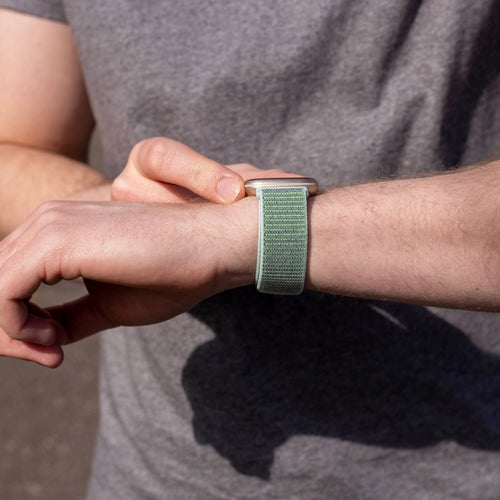 Fitbit Versa 3 Nylon Strap (Mint Green)
