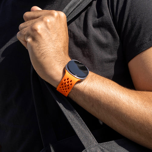 Bracelet silicone Air Samsung Galaxy Watch 8 Classic (orange)