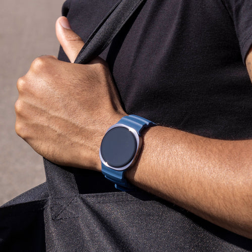 Samsung Galaxy Watch 8 - 40mm Extreme Silikonarmband (Dunkel Blau)